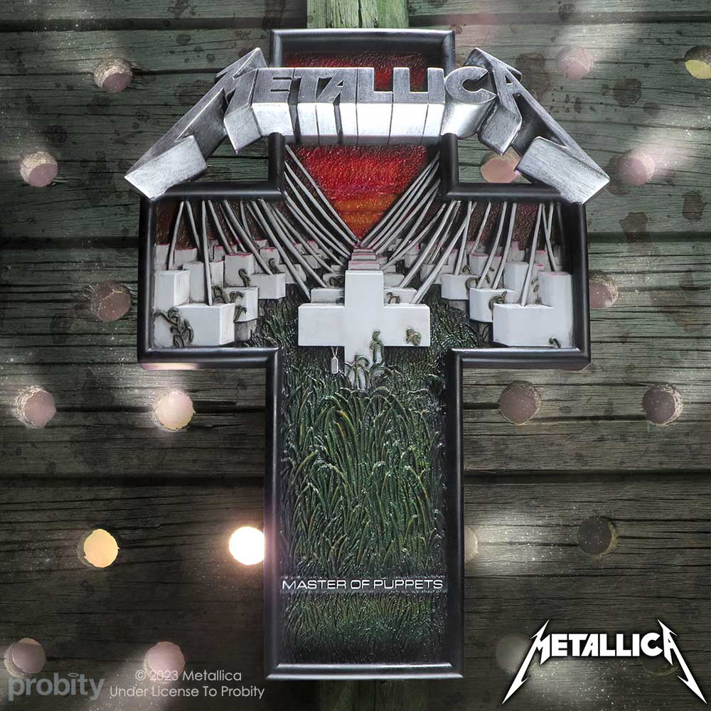 Metallica Master of Puppets Wall Plaque 31.5cm | Decor | Niffty Witchy Supplies UK