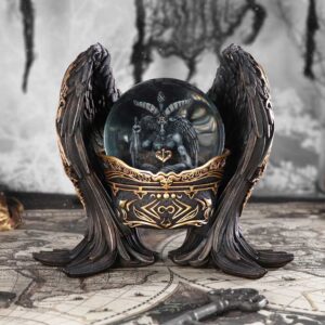 Baphomet Antiquity Snow Globe 22.5cm | Decor | Niffty Witchy Supplies UK