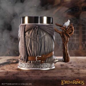 Lord of the Rings Gandalf The Grey Tankard 15.5cm | Enchanted Kitchen | Niffty Witchy Supplies UK