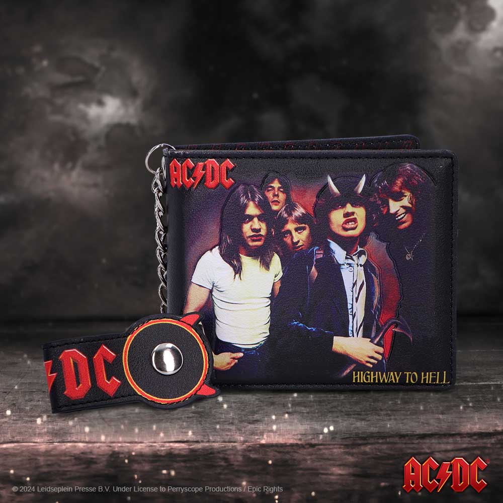 ACDC Highway to Hell Wallet 11cm | Bags | Niffty Witchy Supplies UK