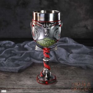 House of the Dragon Daemon Targaryen Goblet 19.5cm | Enchanted Kitchen | Niffty Witchy Supplies UK