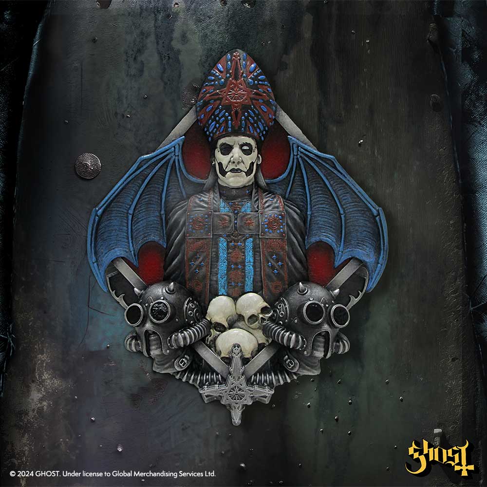 Ghost Papa Emeritus IV Wall Plaque 29.5cm | Decor | Niffty Witchy Supplies UK