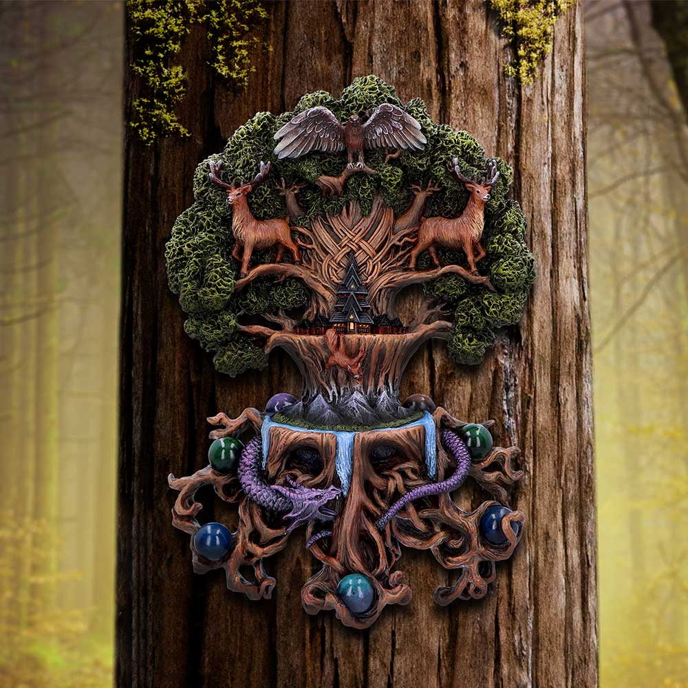 Yggdrasil Wall Plaque (AS) 30.5cm | Niffty Witchy Supplies UK