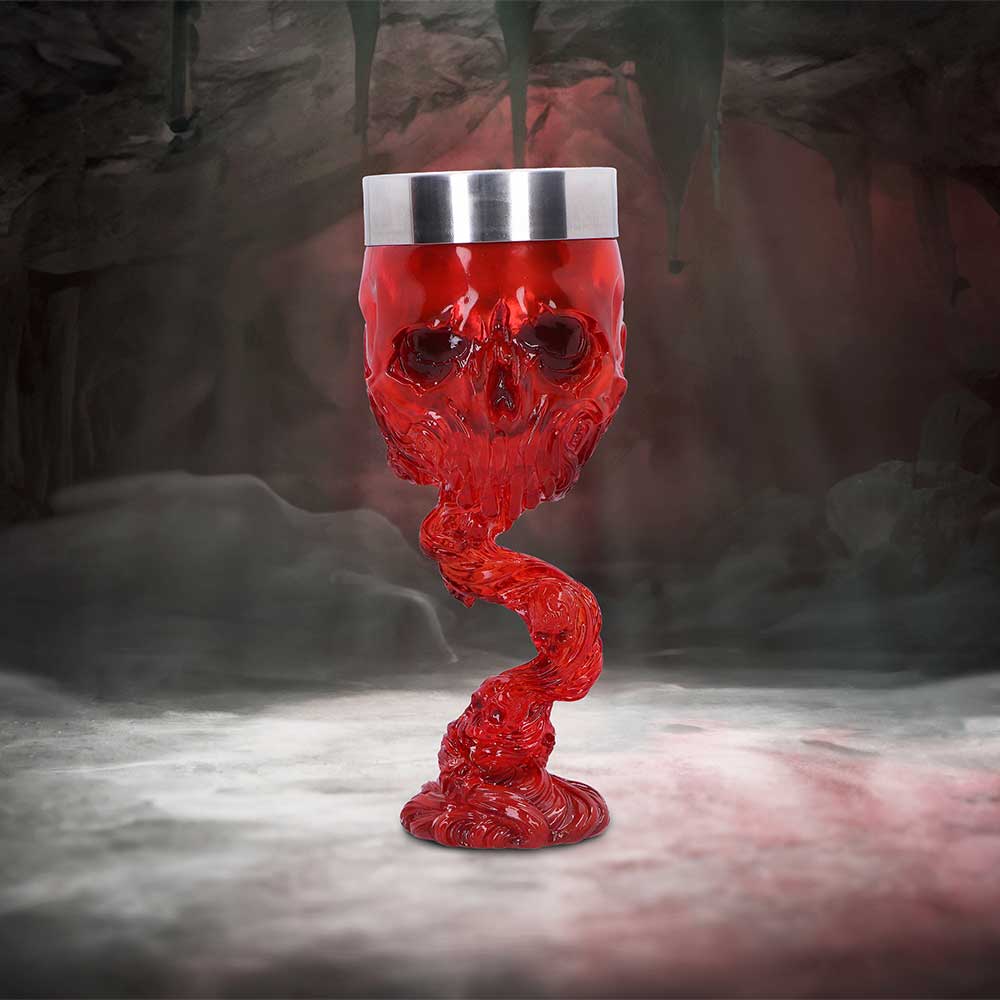Soul Spirit Fire Goblet (Red) 19.3cm | Enchanted Kitchen | Niffty Witchy Supplies UK