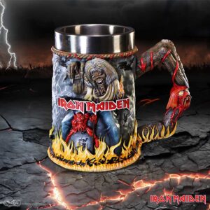Iron Maiden The Number of the Beast Tankard 16cm | Enchanted Kitchen | Niffty Witchy Supplies UK