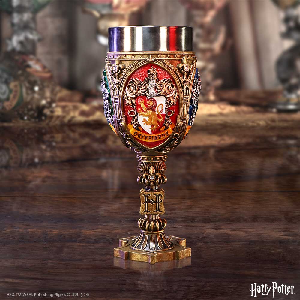 Harry Potter Four House Collectible Goblet 19.7cm | Enchanted Kitchen | Niffty Witchy Supplies UK