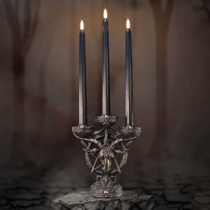 Baphomet's Radiance Candelabra 46cm | Decor | Niffty Witchy Supplies UK