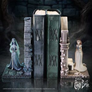 Corpse Bride Emily and Victoria Bookends 19cm | Decor | Niffty Witchy Supplies UK