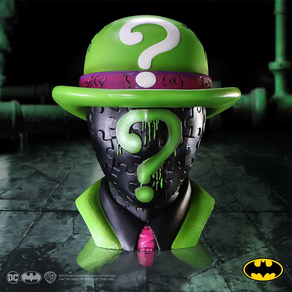 DC Riddler Box 14.5cm | Decor | Niffty Witchy Supplies UK