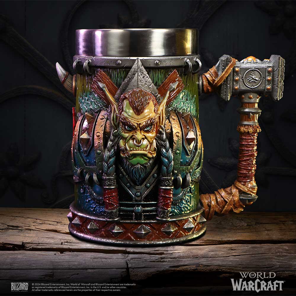 World of Warcraft Thrall Tankard 17.5cm | Enchanted Kitchen | Niffty Witchy Supplies UK