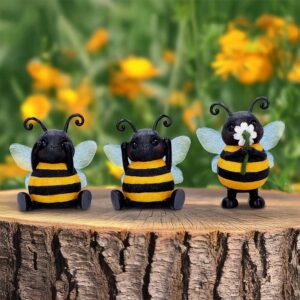 Three Wise Bees 9.5cm | Decor | Niffty Witchy Supplies UK