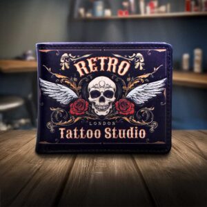 Retro Tattoo Studio Wallet | Bags | Niffty Witchy Supplies UK