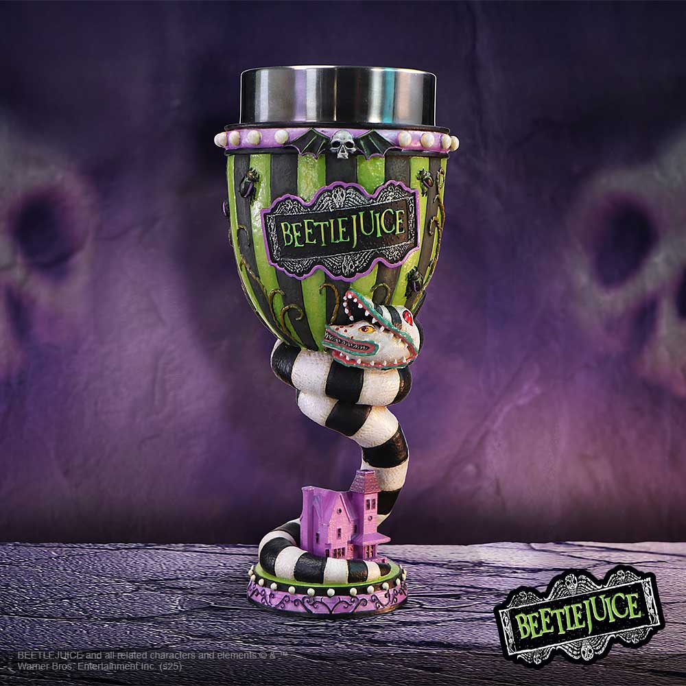 Beetlejuice Goblet 20.2cm | Enchanted Kitchen | Niffty Witchy Supplies UK