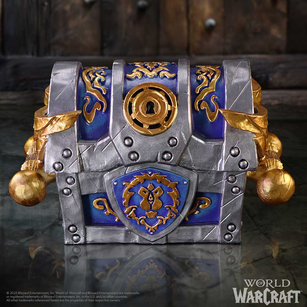 World of Warcraft Alliance War Chest Box 18.5cm | Decor | Niffty Witchy Supplies UK