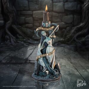 Corpse Bride With This Candle Vow Candle Holder 19cm | Candle Holder | Niffty Witchy Supplies UK