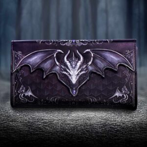 Dragon Scale Embossed Purse 18.5cm | Bags | Niffty Witchy Supplies UK