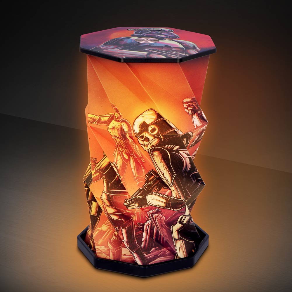 Original Stormtrooper Foldable Lamp 21cm | Decor | Niffty Witchy Supplies UK