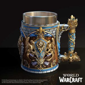 World of Warcraft Alliance Tankard 16cm | Enchanted Kitchen | Niffty Witchy Supplies UK