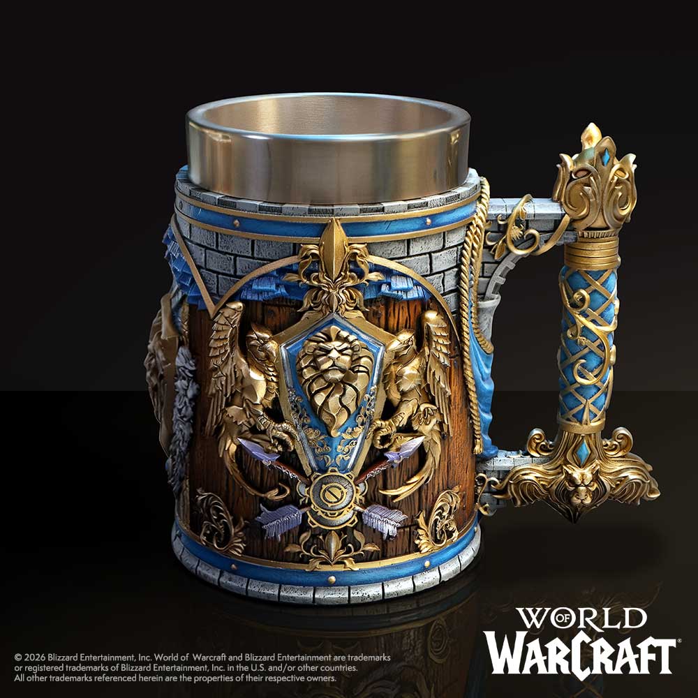 World of Warcraft Alliance Tankard 16cm | Enchanted Kitchen | Niffty Witchy Supplies UK