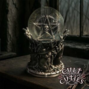 Cult Cuties Circle of Mischief Snow Globe 18cm | Decor | Niffty Witchy Supplies UK