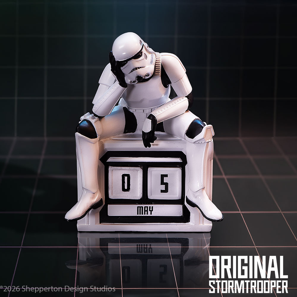 Stormtrooper What a Day Perpetual Calendar 14cm | Decor | Niffty Witchy Supplies UK