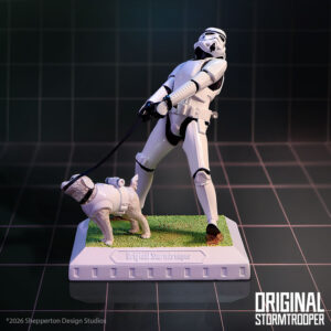 Stormtrooper Mans Best Friend 15.5cm | Decor | Niffty Witchy Supplies UK
