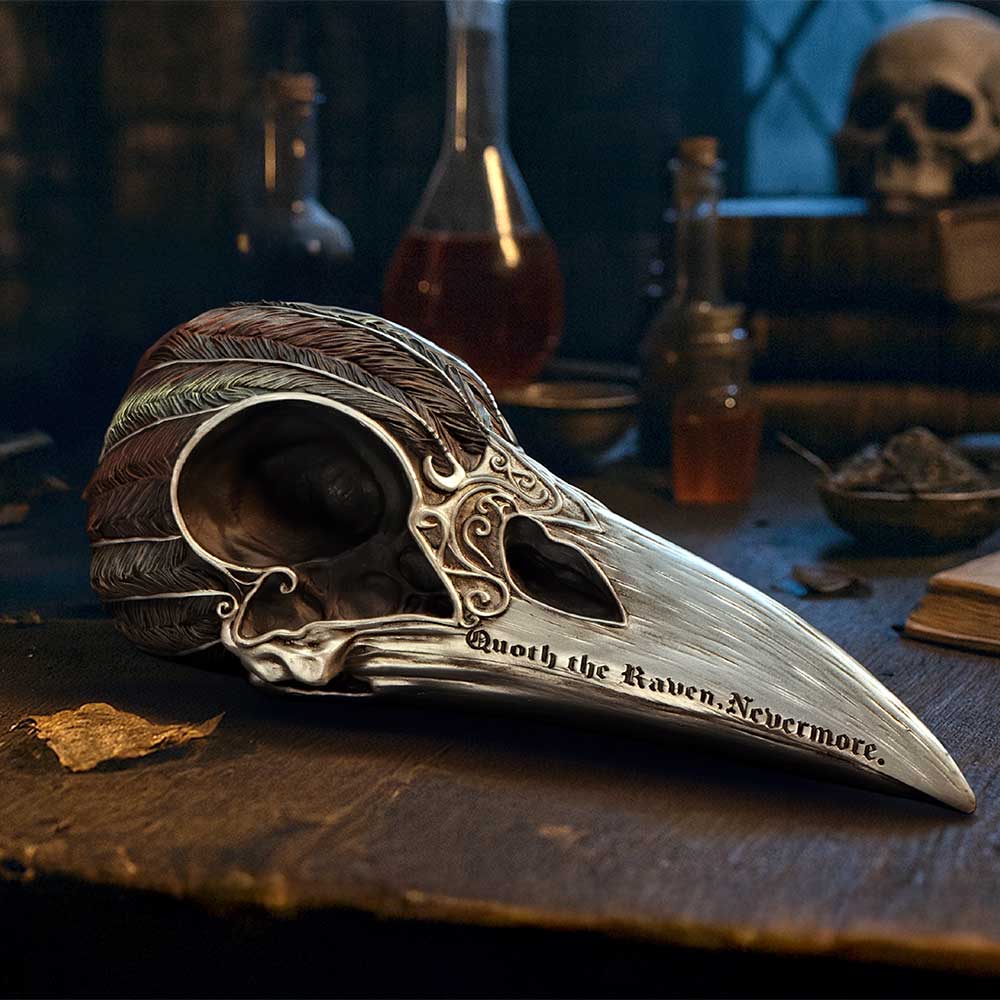 Quoth The Raven 20.2cm | Decor | Niffty Witchy Supplies UK