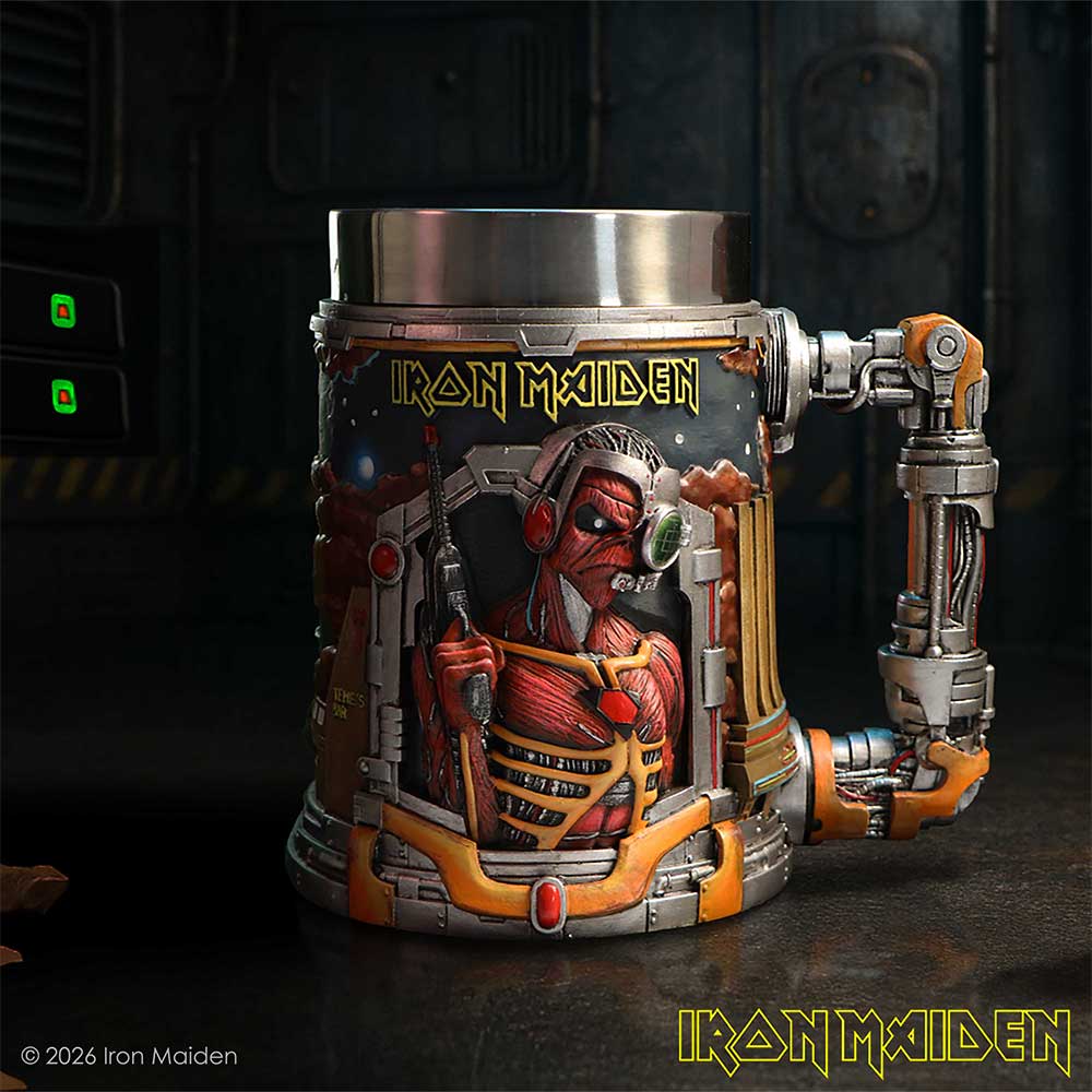Iron Maiden Somewhere In Time Tankard 15.5cm | Enchanted Kitchen | Niffty Witchy Supplies UK