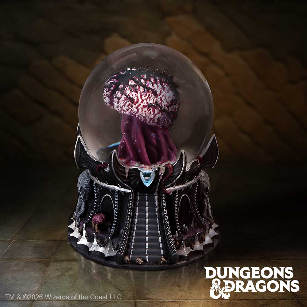 Dungeons & Dragons Elder Brain Snow Globe 15cm | Decor | Niffty Witchy Supplies UK