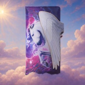 Mythical Flight Embossed Purse 18.5cm | Bags & Wallets | Niffty Witchy Supplies UK