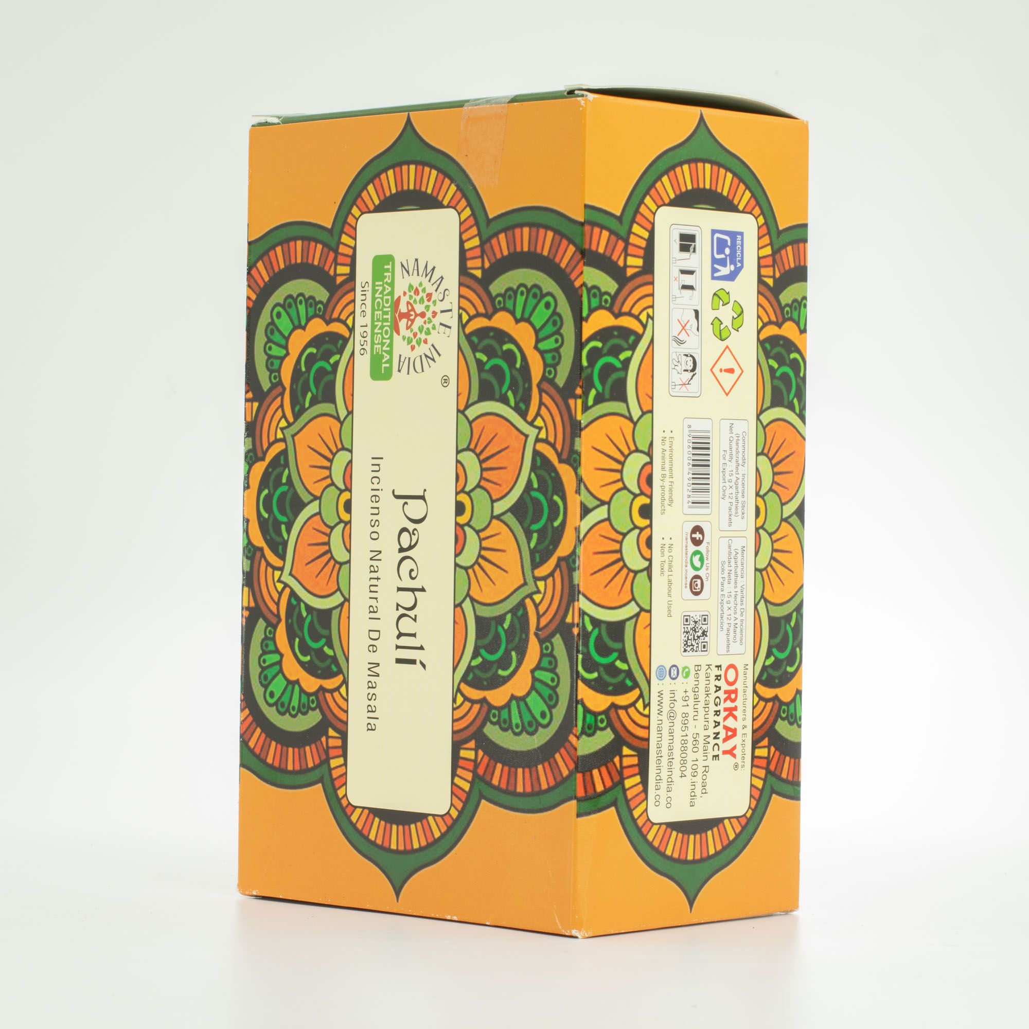Namaste Mandala Masala Incense - Patchouli - Image 6