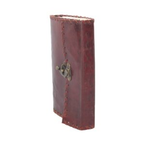 Leather Journal with Lock 14cm x 23cm | Grimoires | Niffty Witchy Supplies UK