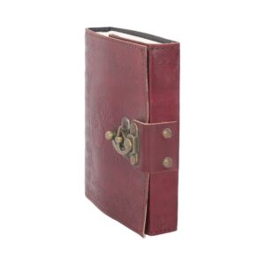 Tree Of Life Leather Journal w/lock 13 x 18cm | Grimoires | Niffty Witchy Supplies UK