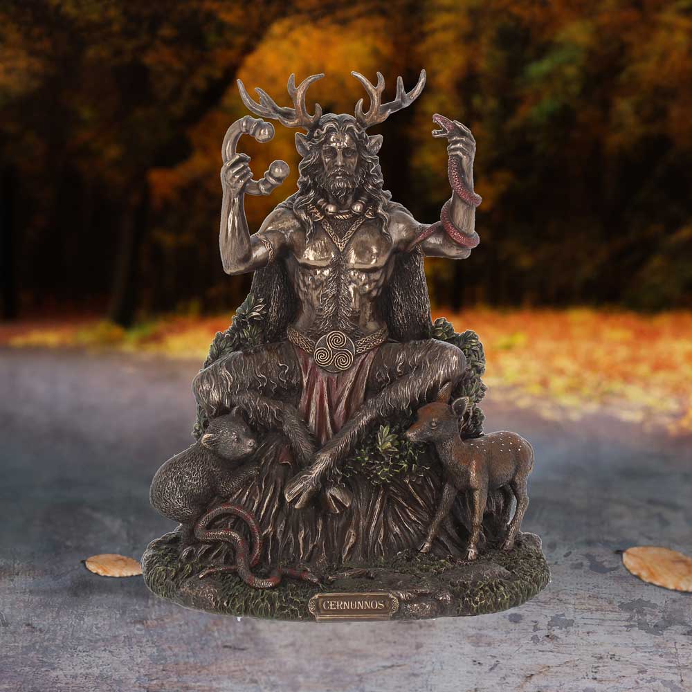 Cernunnos and Animals 23cm | Decor | Niffty Witchy Supplies UK