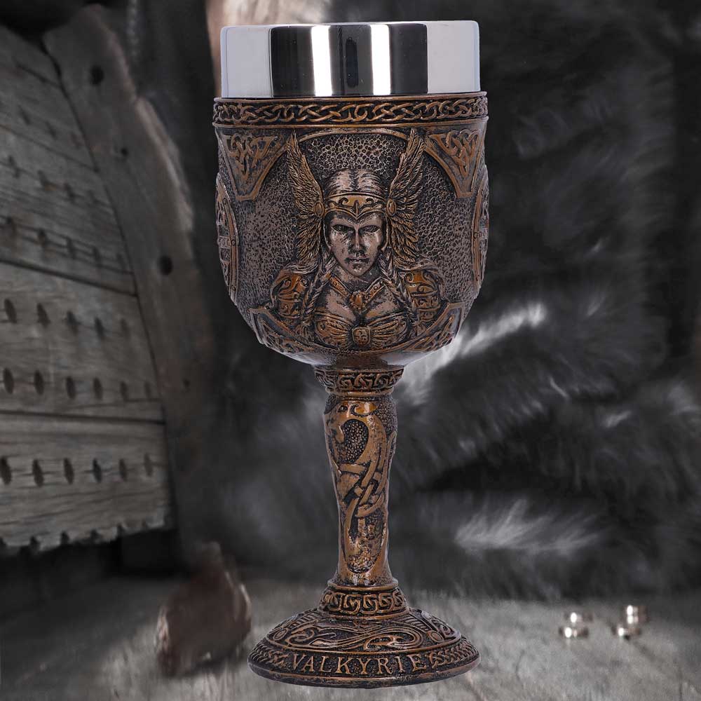 Valkyrie Goblet 17cm | Enchanted Kitchen | Niffty Witchy Supplies UK