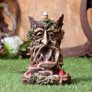 The Wisest Dryad Backflow Incense Burner 18cm | Decor | Niffty Witchy Supplies UK