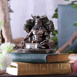 Cernunnos Tealight 13.5cm | Decor | Niffty Witchy Supplies UK
