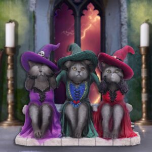 Three Wise Witchy Kittys 15.3cm | Niffty Witchy Supplies UK