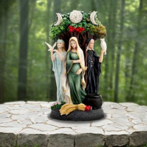 Maiden, Mother, Crone (Painted) 26cm | Decor | Niffty Witchy Supplies UK