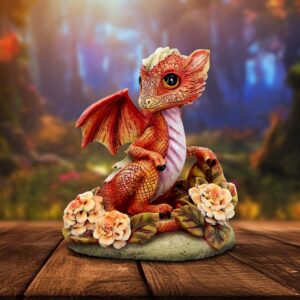 Marigold Flower Dragon 11cm | Decor | Niffty Witchy Supplies UK