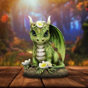 Freesia Flower Dragon 11.5cm | Decor | Niffty Witchy Supplies UK