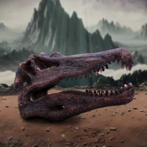 Spinosaurus Skull 16cm | Decor | Niffty Witchy Supplies UK