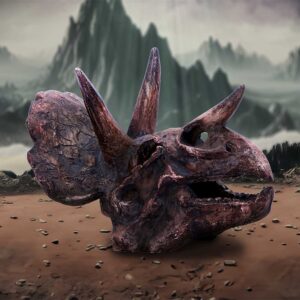 Triceratops Skull 14.5cm | Decor | Niffty Witchy Supplies UK
