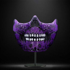 Jewelled Masquerade (Purple) 17.5cm | Decor | Niffty Witchy Supplies UK