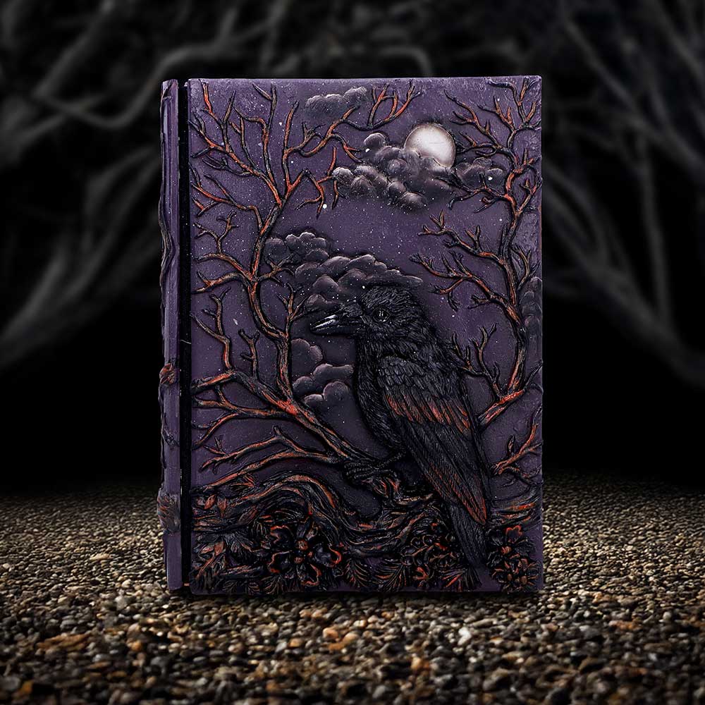 Raven's Grimoire Journal 19cm | Grimoires | Niffty Witchy Supplies UK