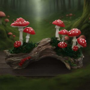 Toadstool Trunk 23.7cm | Decor | Niffty Witchy Supplies UK