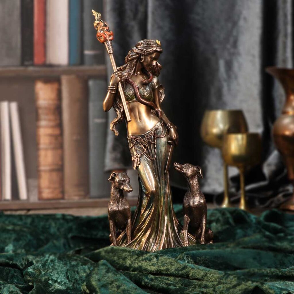 Hecate Moon Goddess 34cm | Gods & Dearties | Niffty Witchy Supplies UK