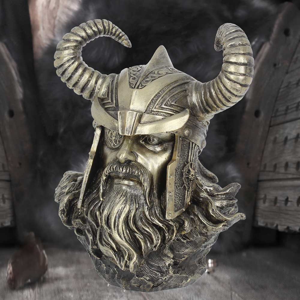 Odin Bust 21.5cm | Decor | Niffty Witchy Supplies UK