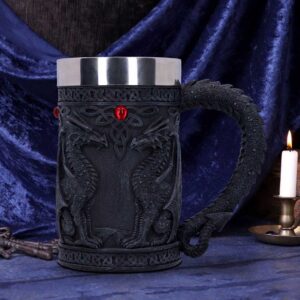 Black Wing Tankard 16cm | Enchanted Kitchen | Niffty Witchy Supplies UK