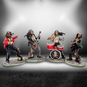 One Hell Of A Band! (Set 4) 10cm | Decor | Niffty Witchy Supplies UK